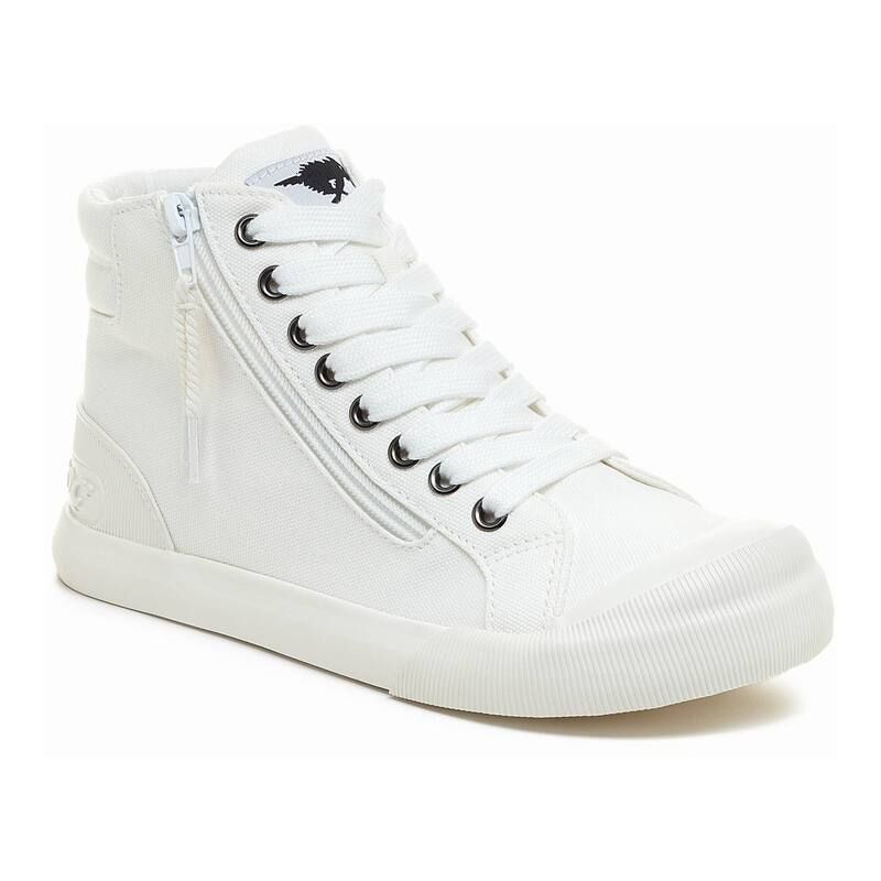ロケットドッグ レディース シューズ スニーカー Rocket Dog Jazzin Womens High Top Shoes White Mono ホワイト