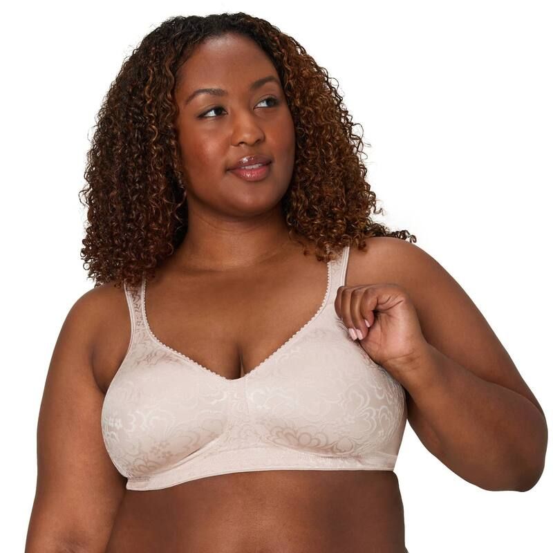 プレイテックス レディース アンダーウェア ブラジャー Playtex 18 Hour Ultimate Lift Support Wireless Bra 4745 Sandshell
