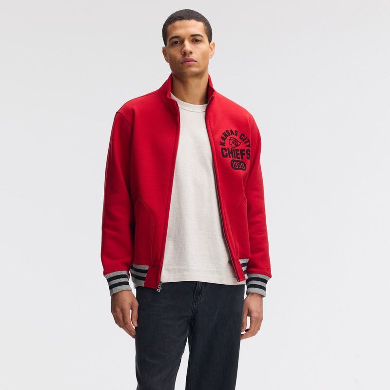 ファナティクス メンズ アウター ジャケット・ブルゾン フリース Fanatics Red Kansas City Chiefs IconicFleece FullZip Jacket Chf Red