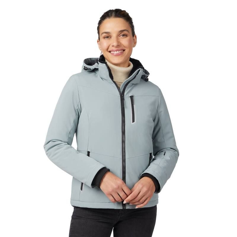フリー カントリー レディース アウター ジャケット・ブルゾン Free Country Womens FreeCycle Thermo Super Softshell II Jacket Willo