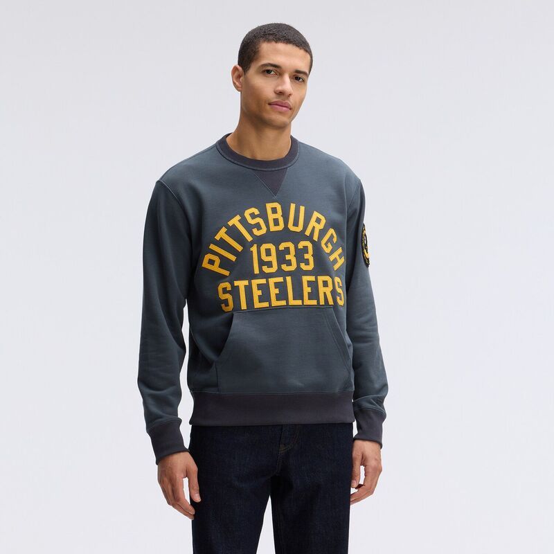 ファナティクス メンズ トップス Tシャツ スウェット フリース Fanatics Charcoal Pittsburgh Steelers IconicFleece Pocket Sweatshir