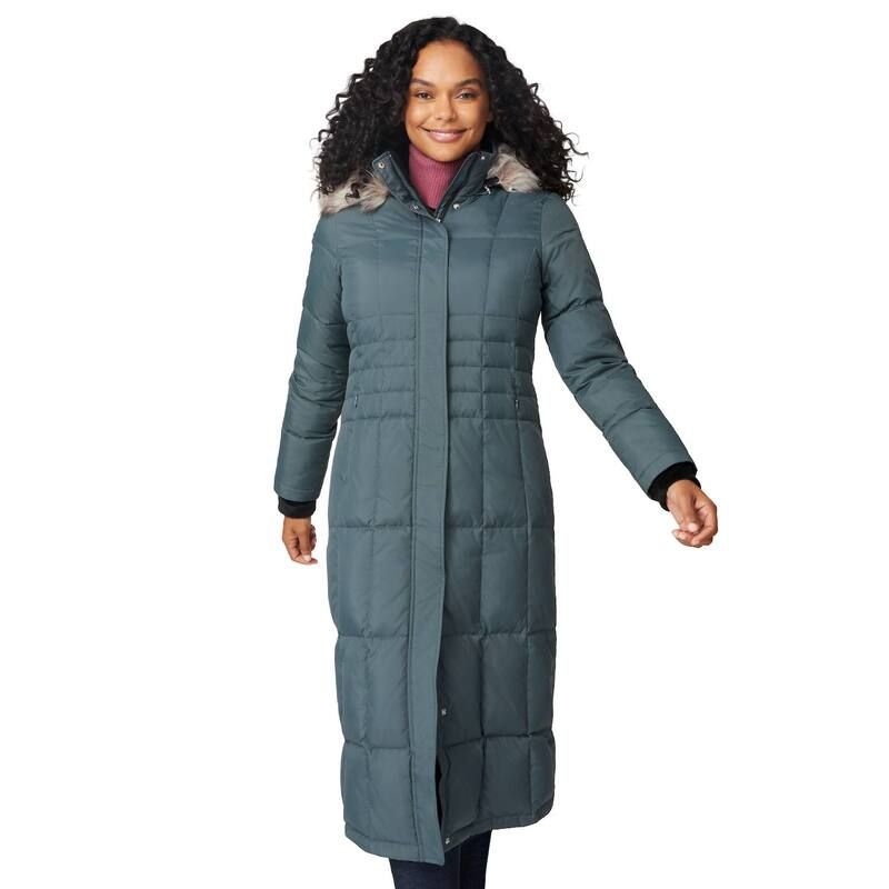 フリー カントリー レディース アウター ジャケット・ブルゾン ダウン Free Country Womens Fullength Splendor Down Jacket Loden