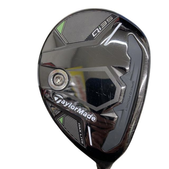 【中古】 テーラーメイド Qi35 MAX LITE U5 ユーティリティ UT AIR SPEEDER TM(Qi35 UT) (フレックスSR) メンズ 男性用 右利き 右用 Cランク ゴルフクラブ