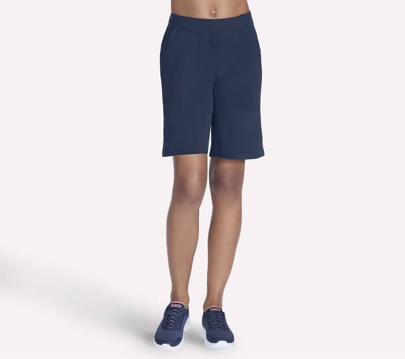 スケッチャーズ レディース ボトムス ハーフパンツ・ショーツ ショートパンツ Womenskecherskechweave Bermuda Shorts Blue Iris ブルー