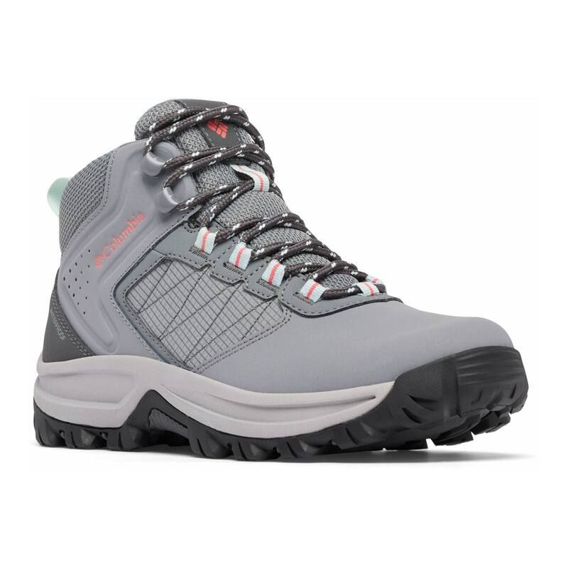 コロンビア レディース シューズ スニーカー Columbia Transverse Womens Waterproof Hiking Shoes Ti Gray Steel Juicy グレー