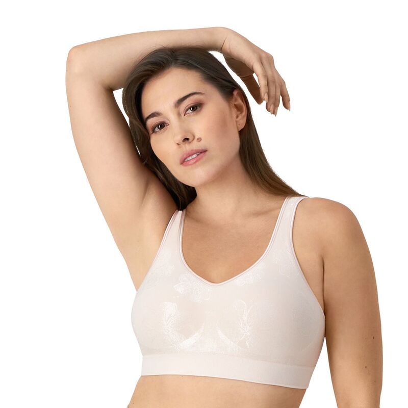 バリ レディース アンダーウェア ブラジャー Bali Comfort Revolution Shaping Wireless Bra DF3488 Sandshell Tropic