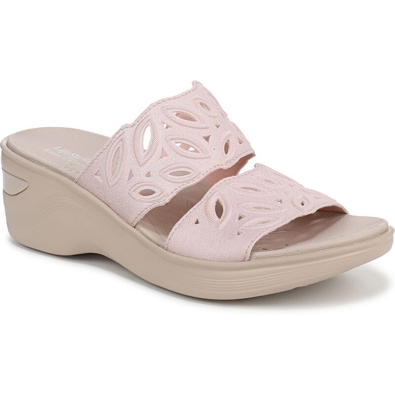 ライフストライド レディース シューズ サンダル LifeStridelight Womenslides Peach Shimmer ピーチ