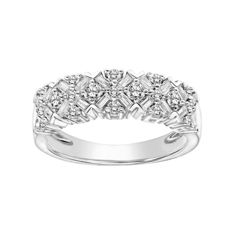 ヴェラウォン レディース アクセサリー リング Simply Vera Wang 34 CaratW Diamond Baguette Ring White ホワイト