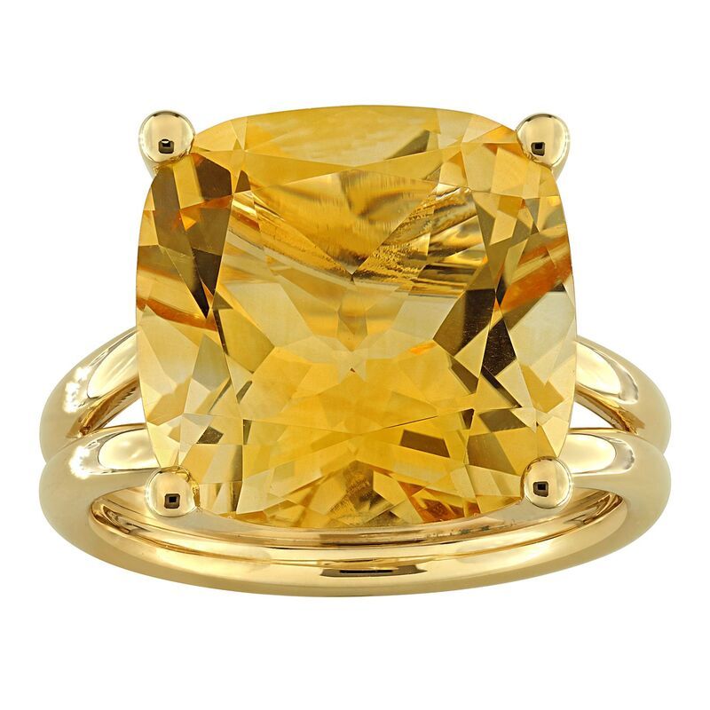 ステラ グレース レディース アクセサリー リング Stella Grace GoldTone Citrine Solitaire Cocktail Ringold Tone ゴールド