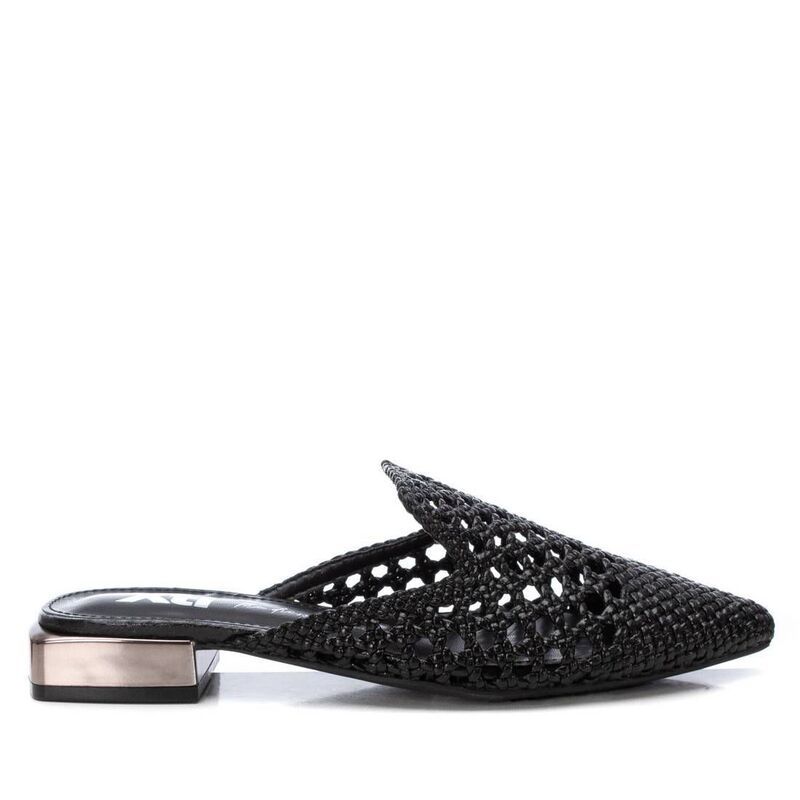 キシタイ レディース シューズ サンダル Womens Braided Mules By XTI 143795 Black ブラック