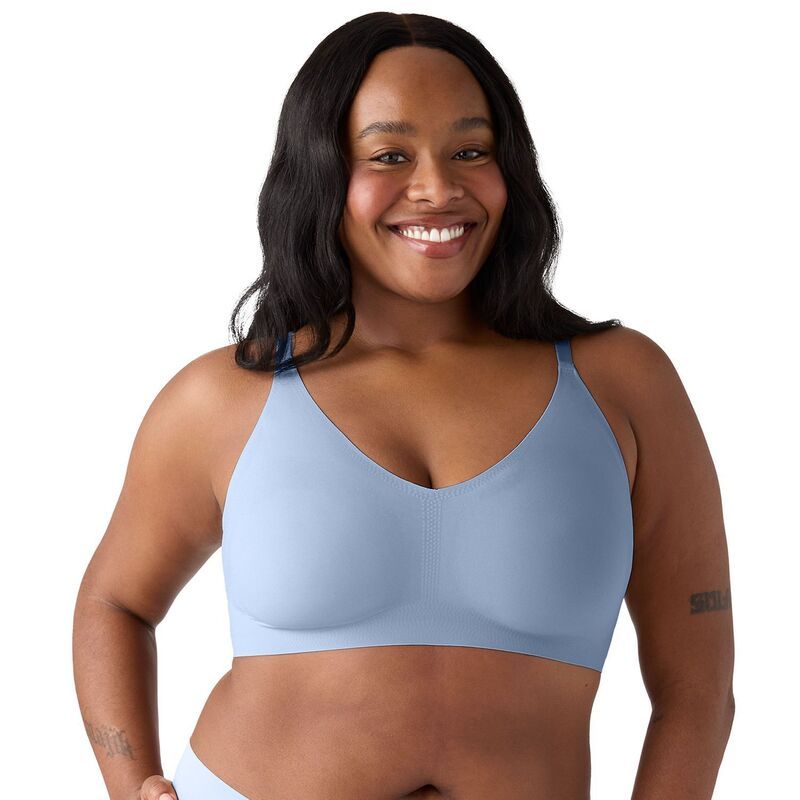 トゥルー レディース アンダーウェア ブラジャー TRUE Wirefree Triangle Adjustable Strap Bra Stonewash