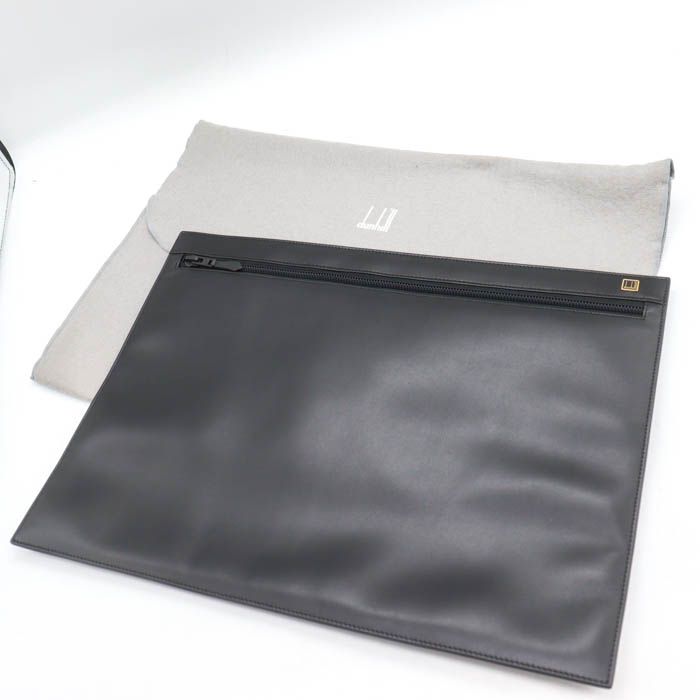 ダンヒル クラッチバッグ 鞄 カバン ブランド 黒 メンズ ブラック Dunhill 【中古】