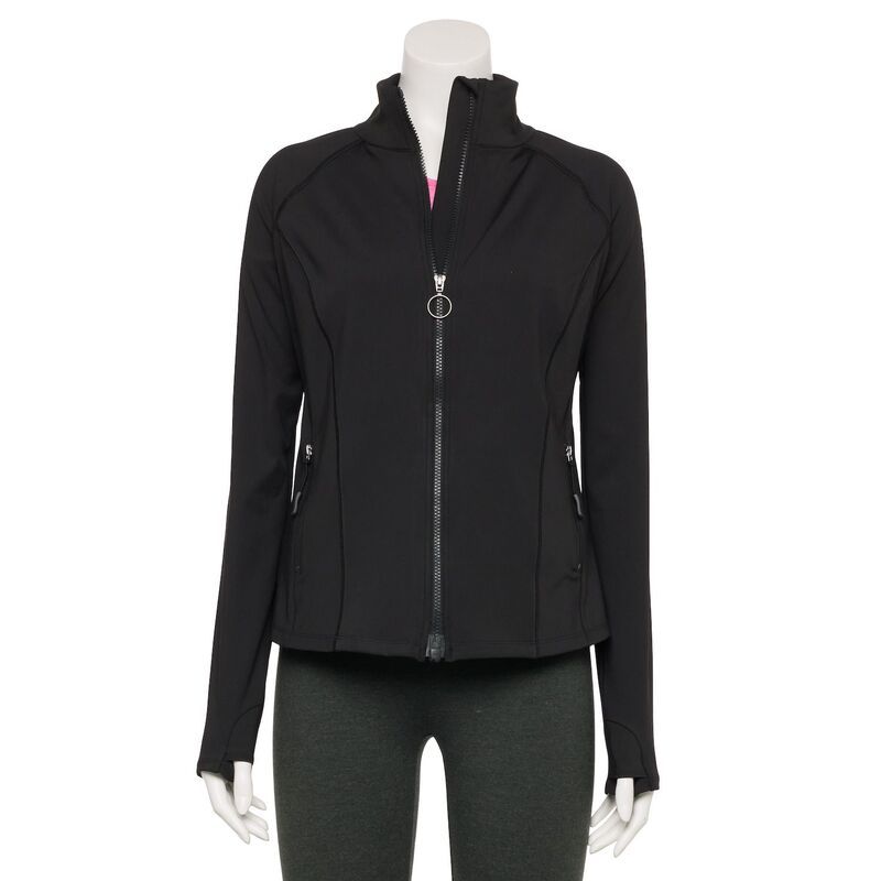 Tek Gear レディース アウター ジャケット・ブルゾン Womens Tek Gear Adaptive Ultrastretch Performance Jacket Mineral Blac