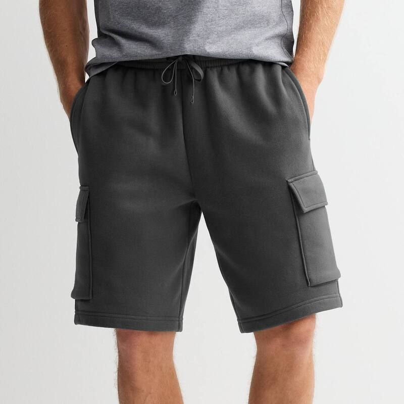 Tek Gear メンズ ボトムス ハーフパンツ・ショーツ ショートパンツ フリース Mens Tek Gear 10 in Ultrasoft Fleece Cargo Shorts Carbon