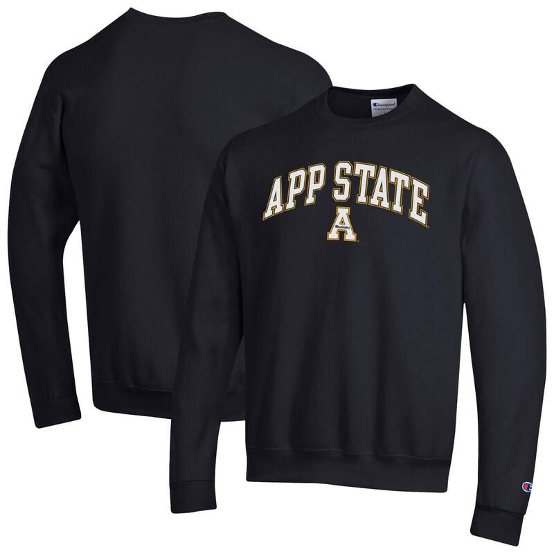 チャンピオン メンズ トップス Tシャツ スウェット ロゴ MensChampion Black Appalachian State Mountaineers Arch Over Logo Pullo