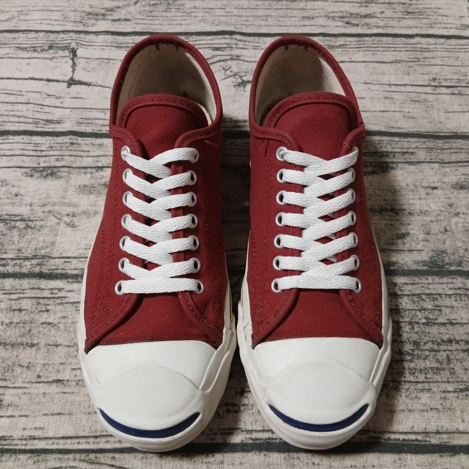 US 8.5】90s Made in USA CONVERSE JACK PURCELL CANVAS BRICK RED