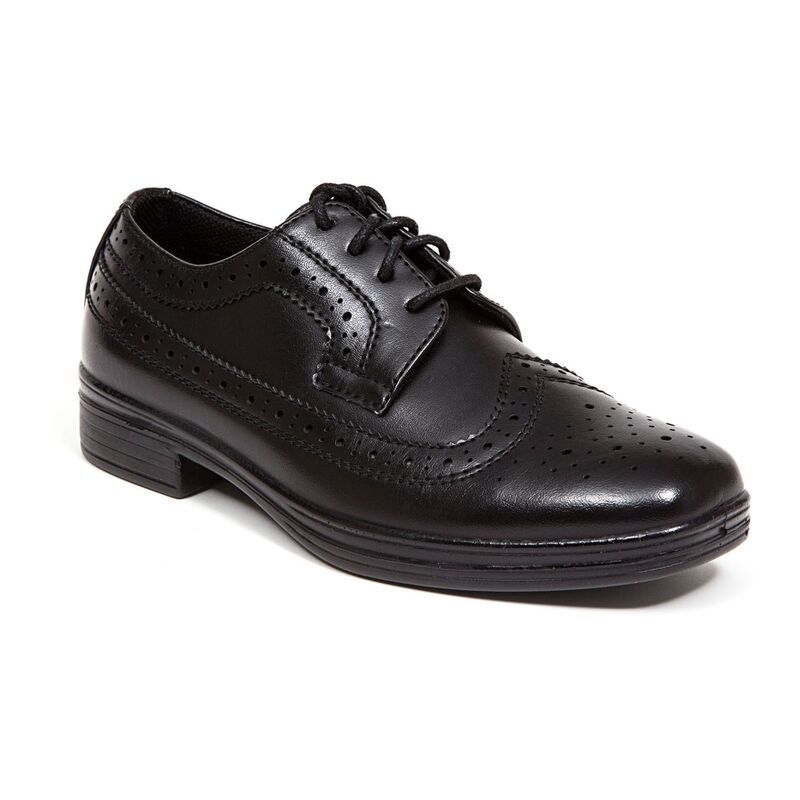 ディアースタッグス レディース シューズ オックスフォード ウィングチップ Deer Stags Ace Boys Wingtip Oxford Shoes Black ブラック