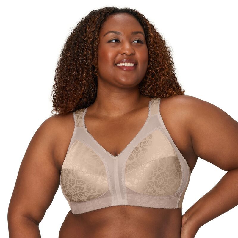 プレイテックス レディース アンダーウェア ブラジャー Playtex 18 Hour Ultimate Shoulder Comfort Wireless Bra 4693 Toffee