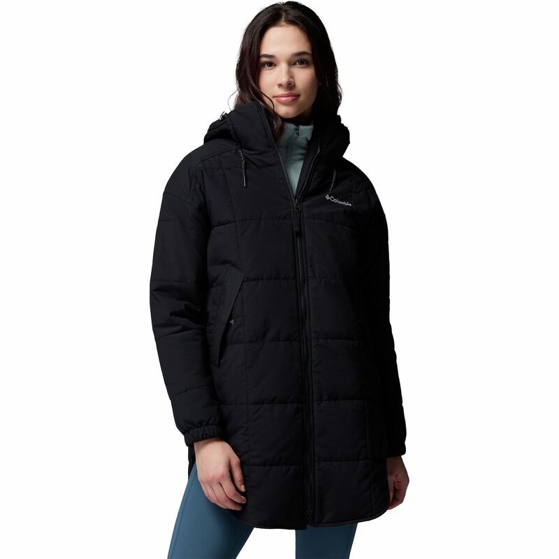 コロンビア レディース アウター ジャケット・ブルゾン パーカー Womens Columbia Chatfield Hill II Parka Jacket Black Tobaccomblur ブ