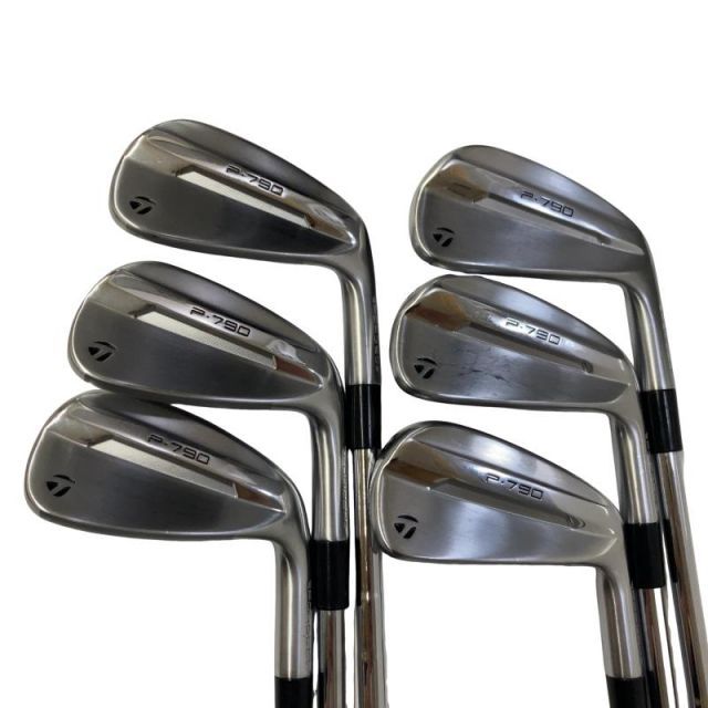 【中古】 テーラーメイド Taylor Made P・790(2025) 6S アイアンセット IR 純正特注シャフト (フレックスX) メンズ 男性用 右利き 右用 Cランク ゴルフクラブ