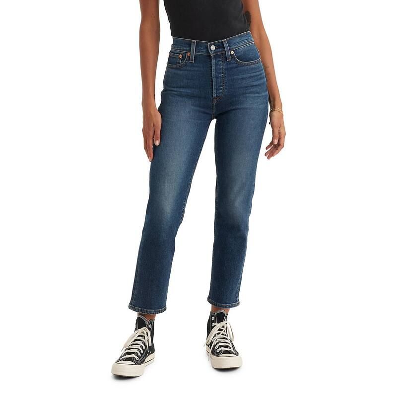 リーバイス レディース ボトムス デニムパンツ ジーンズ Womens Levis High Rise Wedgie Straight Jeans Indigo Here We Go インディゴ