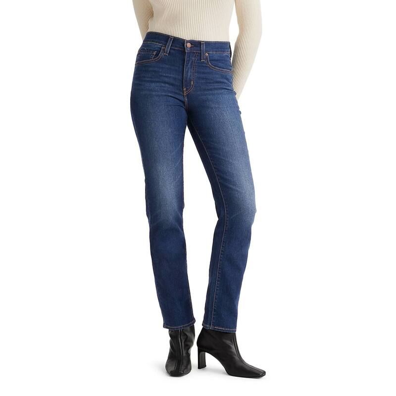 リーバイス レディース ボトムス デニムパンツ ジーンズ Womens Levis 724 High Rise Straight Jeans Carbon Glow
