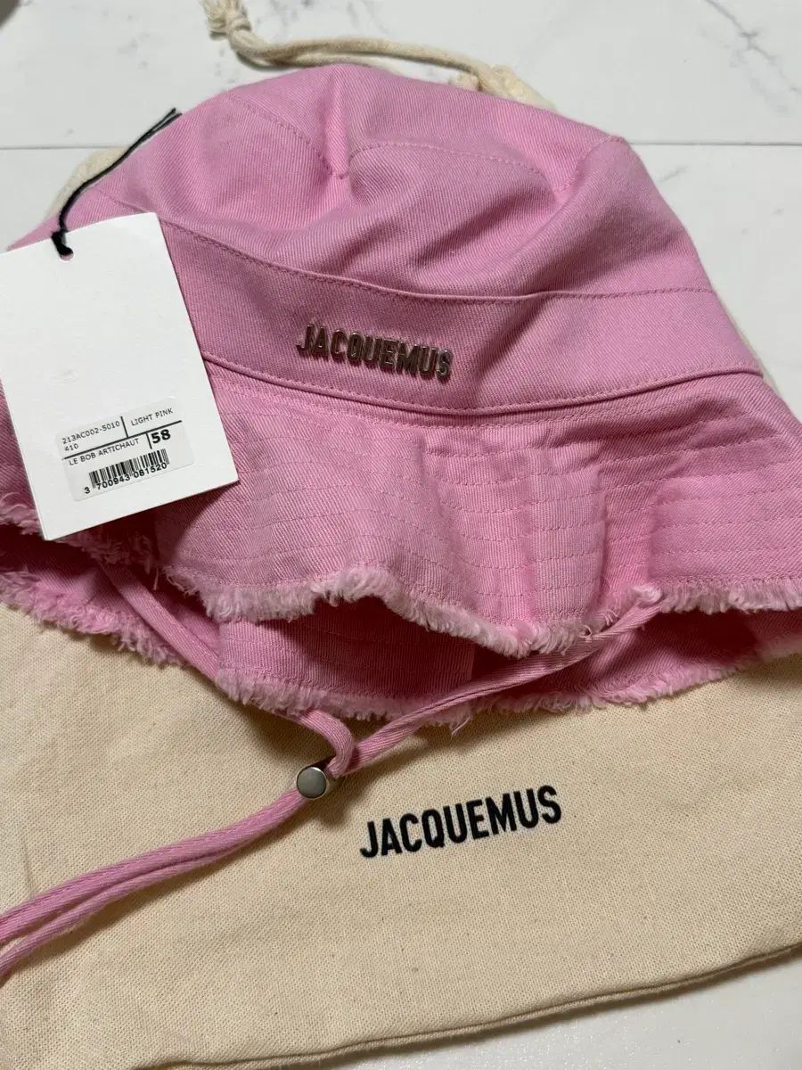 JACQUEMUS ジャックムス 르밥 Le bob アーティチョーク 58 ライトピンク