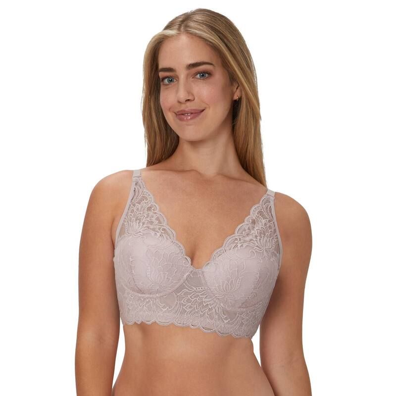 メイデンフォーム レディース アンダーウェア ブラジャー レース Maidenform Lightly Lined Convertible Lace Bralette DM1188 Evening B