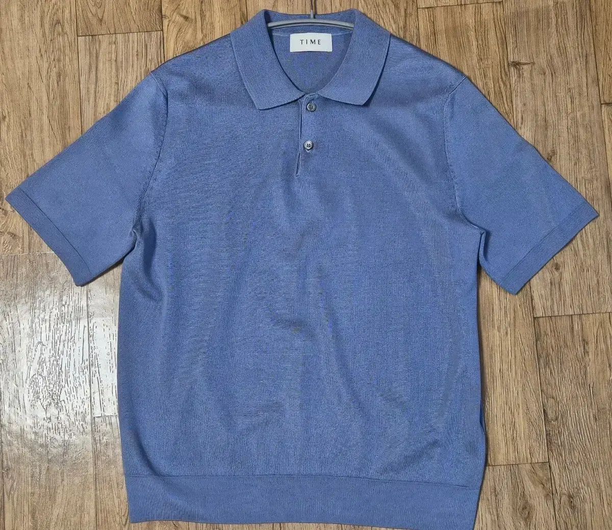 TIME HOMME シルク 100% 半袖 カラーニット Tシャツ 95サイズ