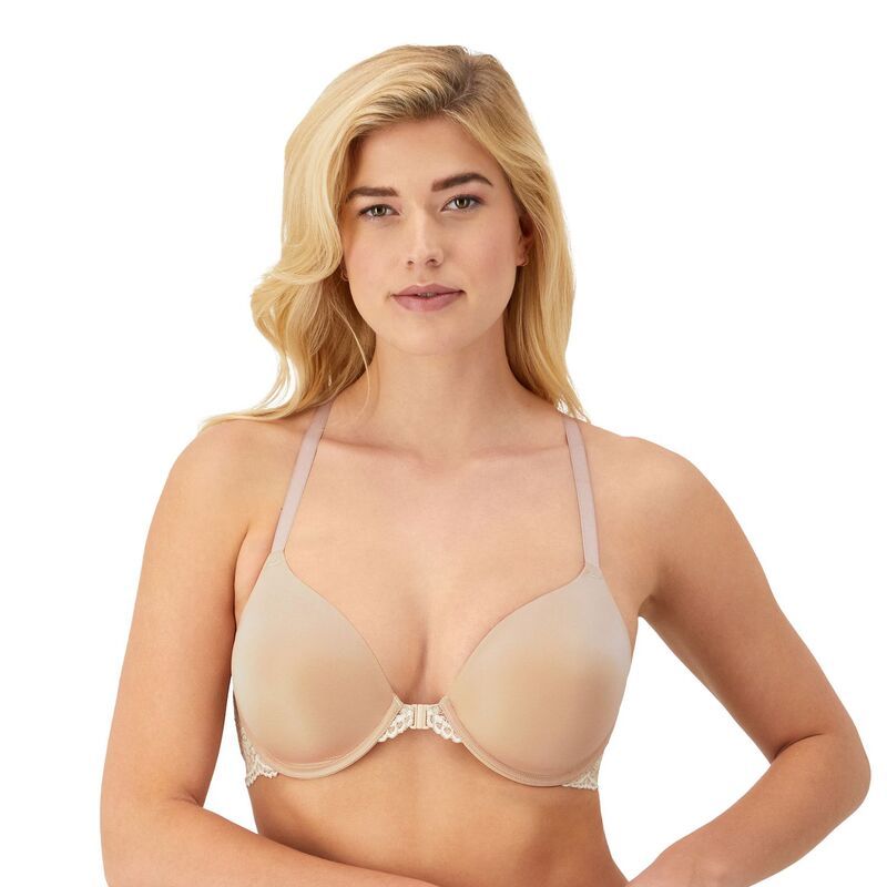 メイデンフォーム レディース アンダーウェア ブラジャー レース Maidenform One Fab Fit Full Coverage Lace Racerback Bra 07112 Almon
