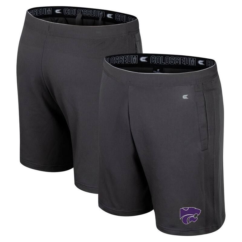 コロシアム メンズ ボトムス ハーフパンツ・ショーツ ショートパンツ Mens Colosseum Charcoal Kansastate Wildcats Forget Shorts Kst Cha
