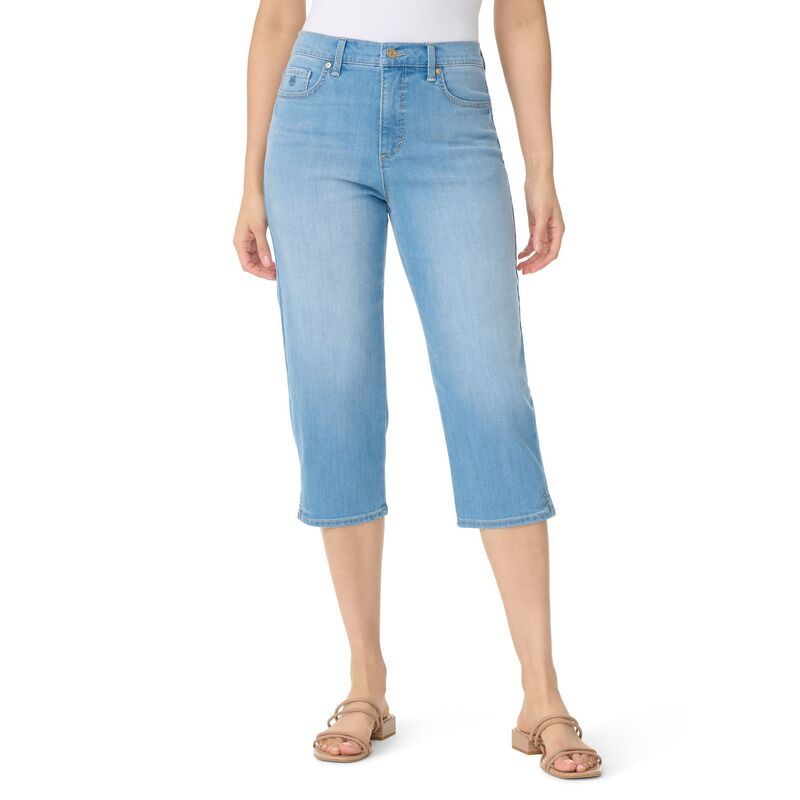 グロリアバンデービルト レディース ボトムス カジュアルパンツ キャップ Womens Gloria Vanderbilt StraightLeg Cut Amanda Capri Pants Cin