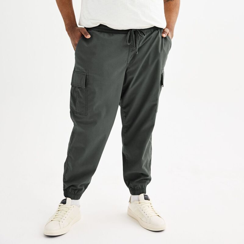 ソノマ メンズ ボトムス カジュアルパンツ トール Big Tall Sonoma Goods For Life PullOn Cargo Jogger Pants Dark Gray グレー