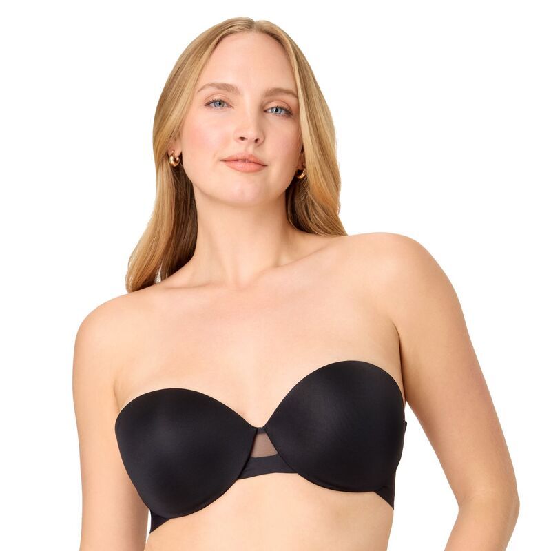 メイデンフォーム レディース アンダーウェア ブラジャー ストラップレス Maidenform DreamWire Strapless Multiway Underwire Bra DM2310 Bl
