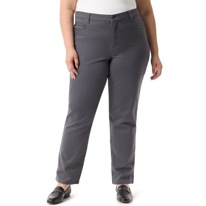 グロリアバンデービルト レディース ボトムス デニムパンツ プラスサイズ ジーンズ Plusize Gloria Vanderbilt Amanda Classic Jeans Grey グレー