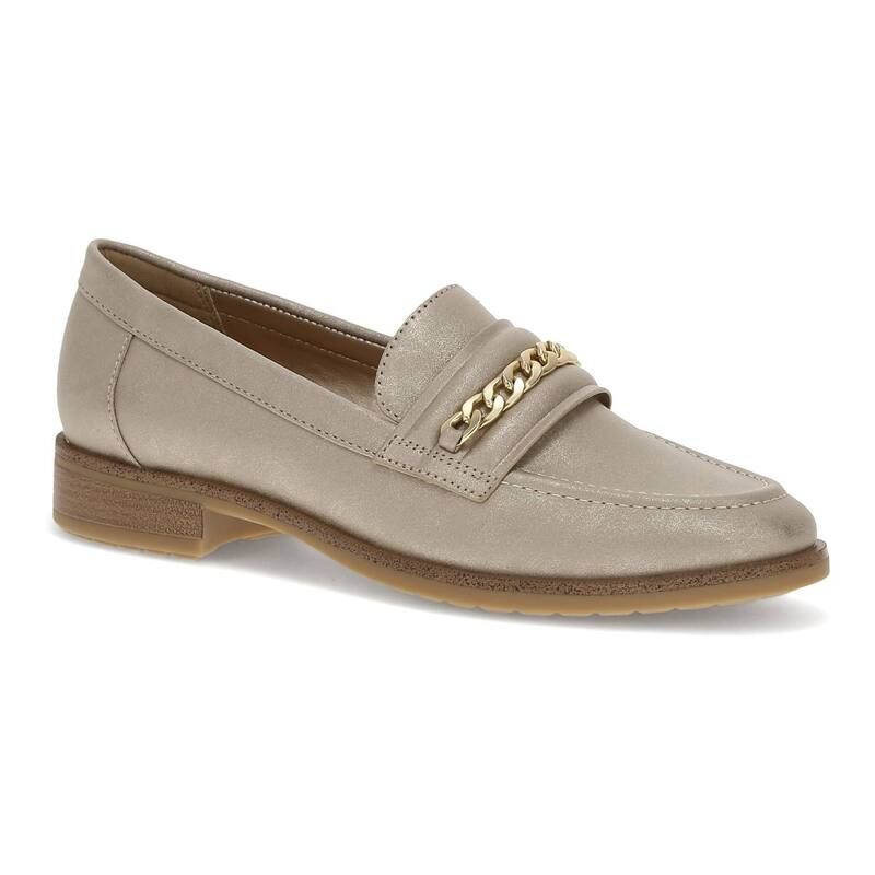 ベアトラップス レディース シューズ スリッポン・ローファー Baretraps Emmie Loafer Womens Casualoafers Champange