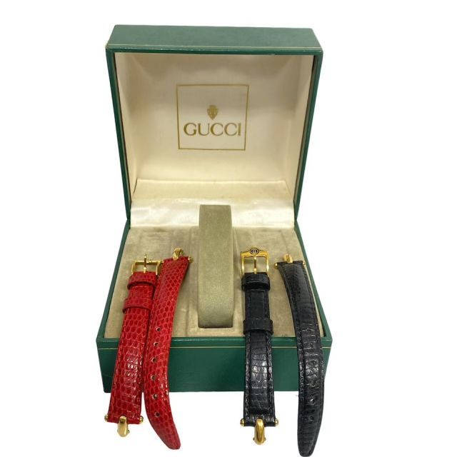 グッチ チェンジベルト 時計用　交換ベルト 着せ替え GUCCI ヴィンテージ ベルトのみ　空箱 BOX　レディース 女性用