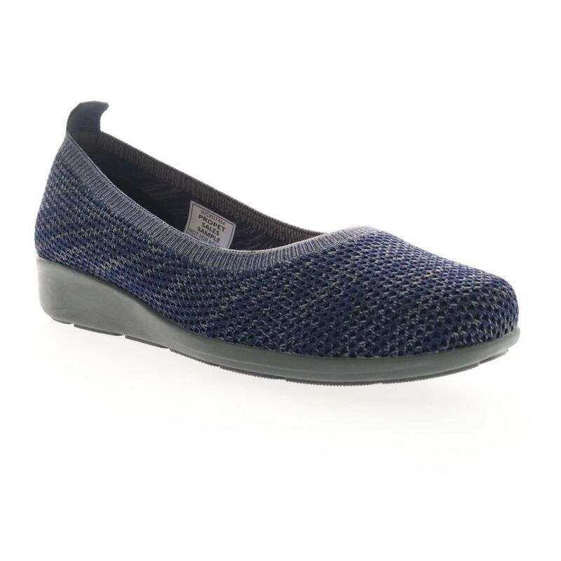 プロペット レディース シューズ スリッポン・ローファー Propet Yen Womens Casual Shoes Navy ネイビー