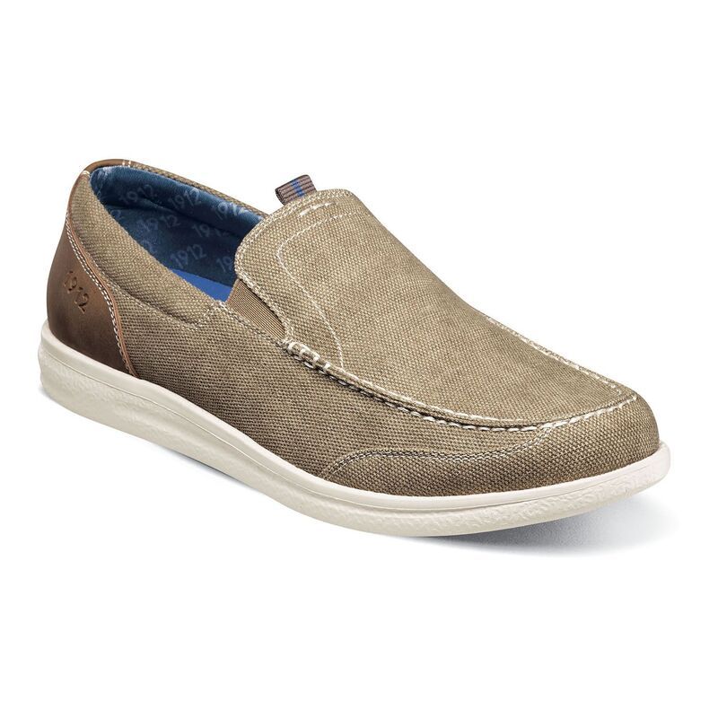 ノンブッシュ メンズ シューズ スリッポン・ローファー Nunn BushR Brewski Mens Venetian SlipOn Shoestone ストーン