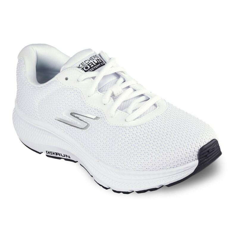スケッチャーズ レディース シューズ スニーカー Skechers GO RUN Consistent 20 Engaged Womens Athletic Shoes White Black ホワイ