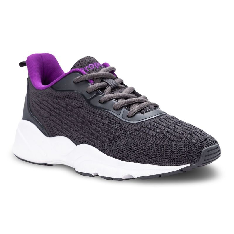 プロペット レディース シューズ スニーカー Propet Stability Strive Womens Walking Shoes Gray Purple グレー