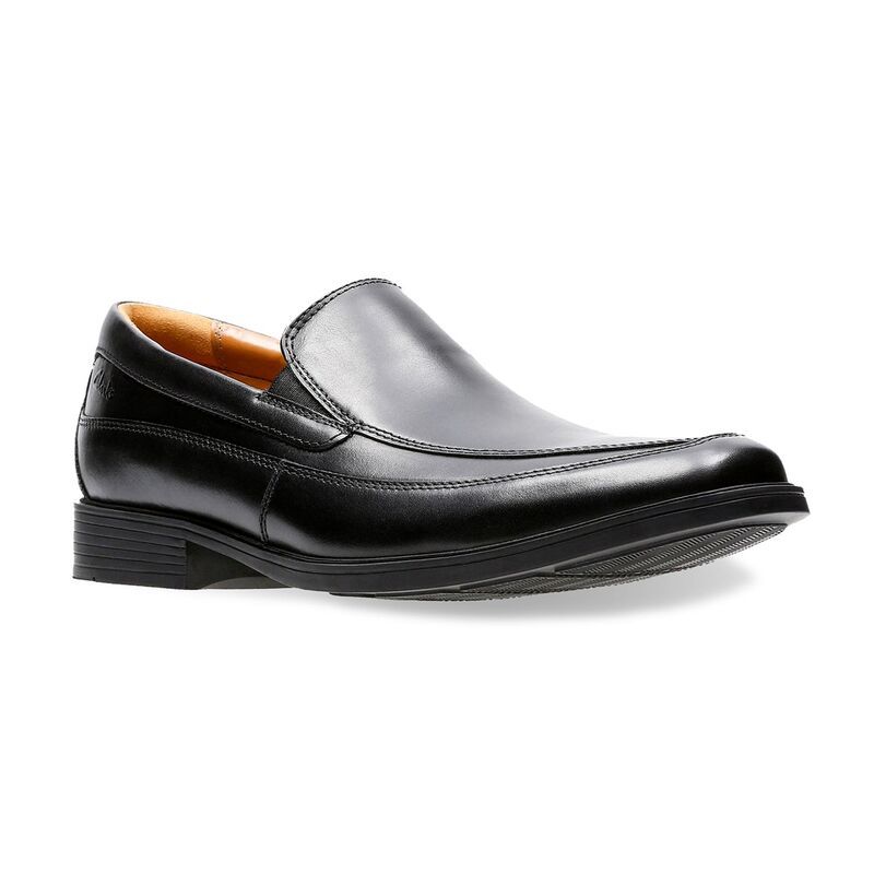 クラークス メンズ シューズ オックスフォード ローファー ClarksR Tilden Free Mens Dress Loafers Black Leather ブラック