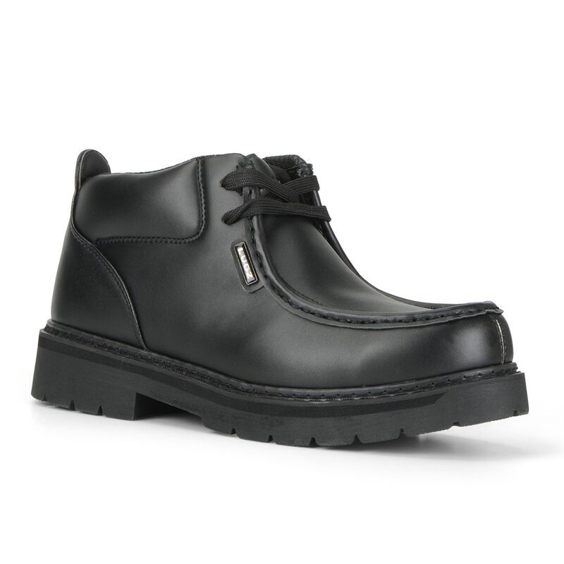 ラグズ メンズ シューズ ブーツ・レインブーツ アンクル Lugz Strutt LX Mens MocToe Ankle Boots Black Smooth ブラック