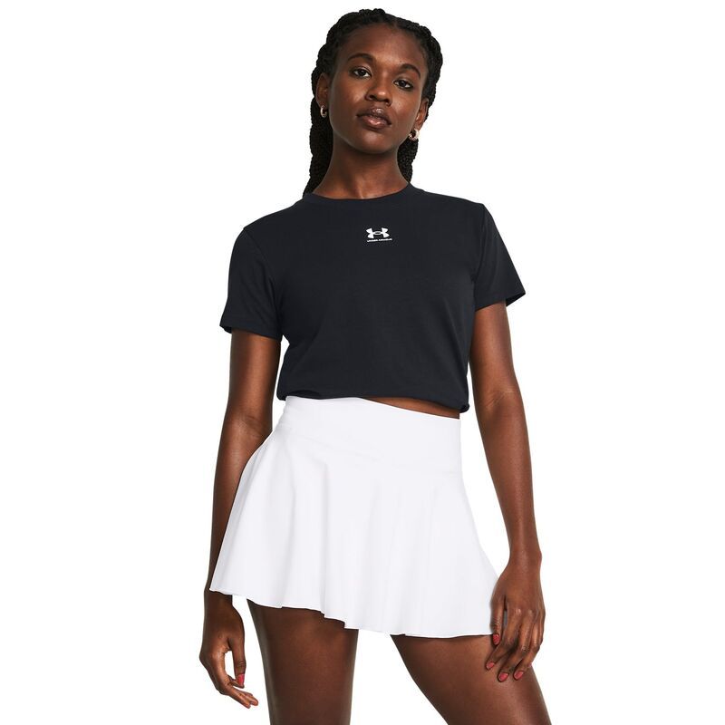 アンダーアーマー レディース トップス Tシャツ Womens Under Armourival Core Short Sleeve Tee Black ブラック