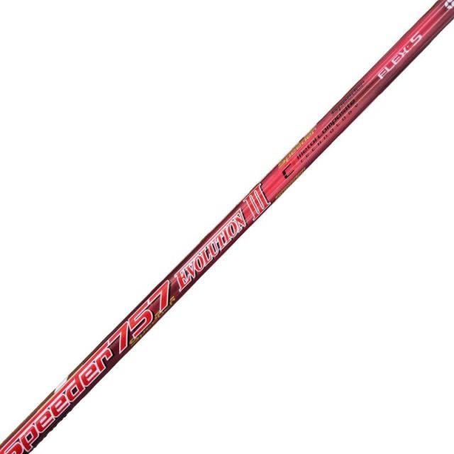 【中古】 タイトリストスリーブ付き(GT系) フジクラドライバー用 シャフト Speeder 757 EVOLUTION III (フレックスS)Bランク ゴルフクラブ