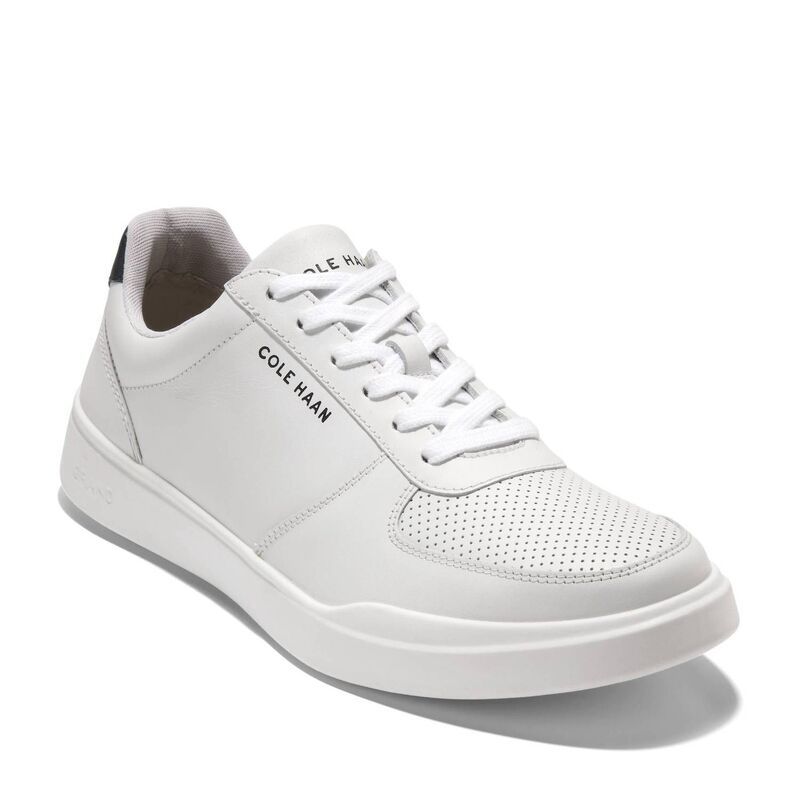 コールハーン メンズ シューズ スニーカー Cole Haan Grand PureShot Mens Court Sneakers Optic White ホワイト