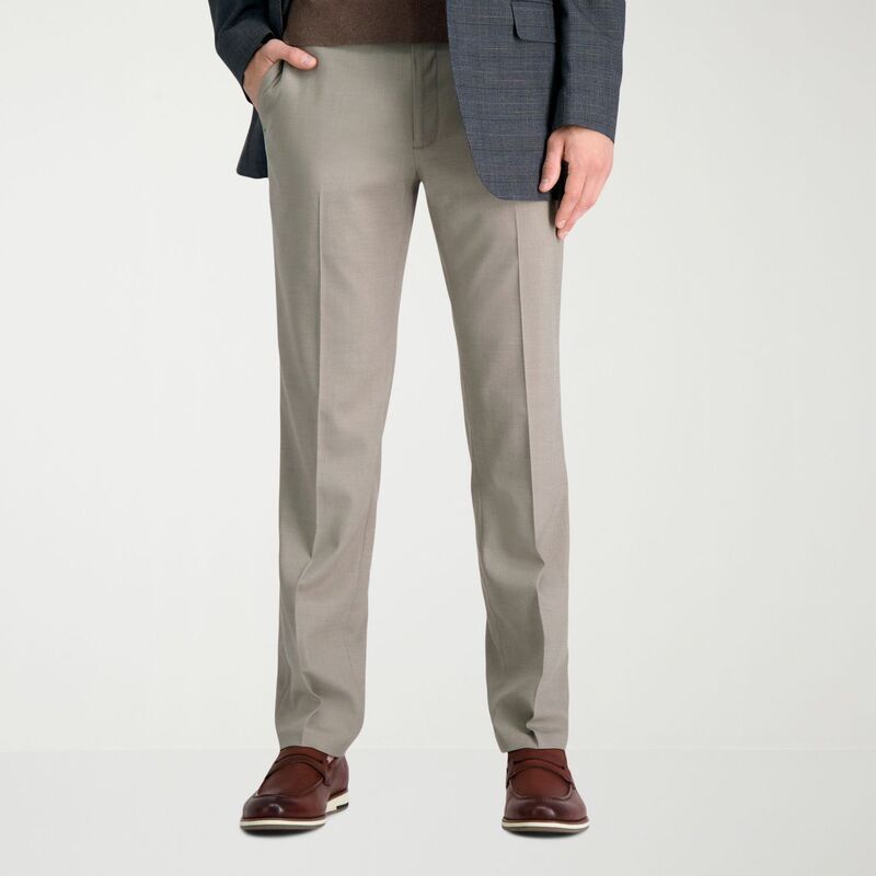 ハガー メンズ ボトムス カジュアルパンツ Mens Haggar StraightFit Dress Pants Oatmeal オートミール