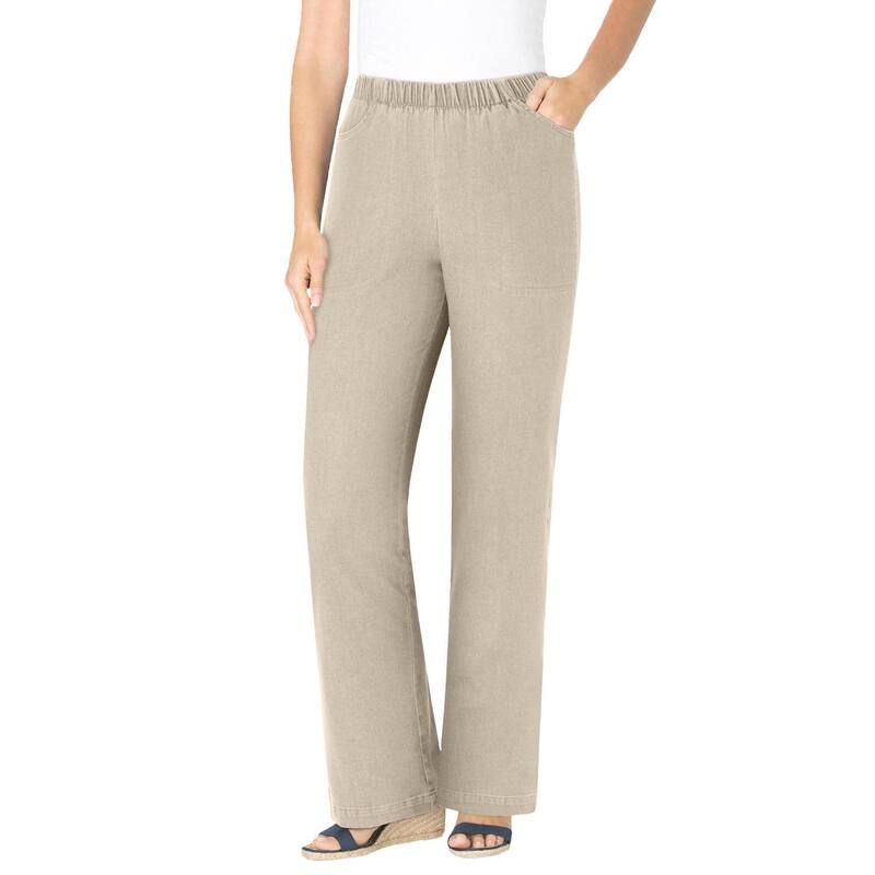 ウーマン ウィズイン レディース ボトムス デニムパンツ ブーツカット プラスサイズ プチ ブーツ Woman Within Womens Plusize Petite Bootcut Finelin