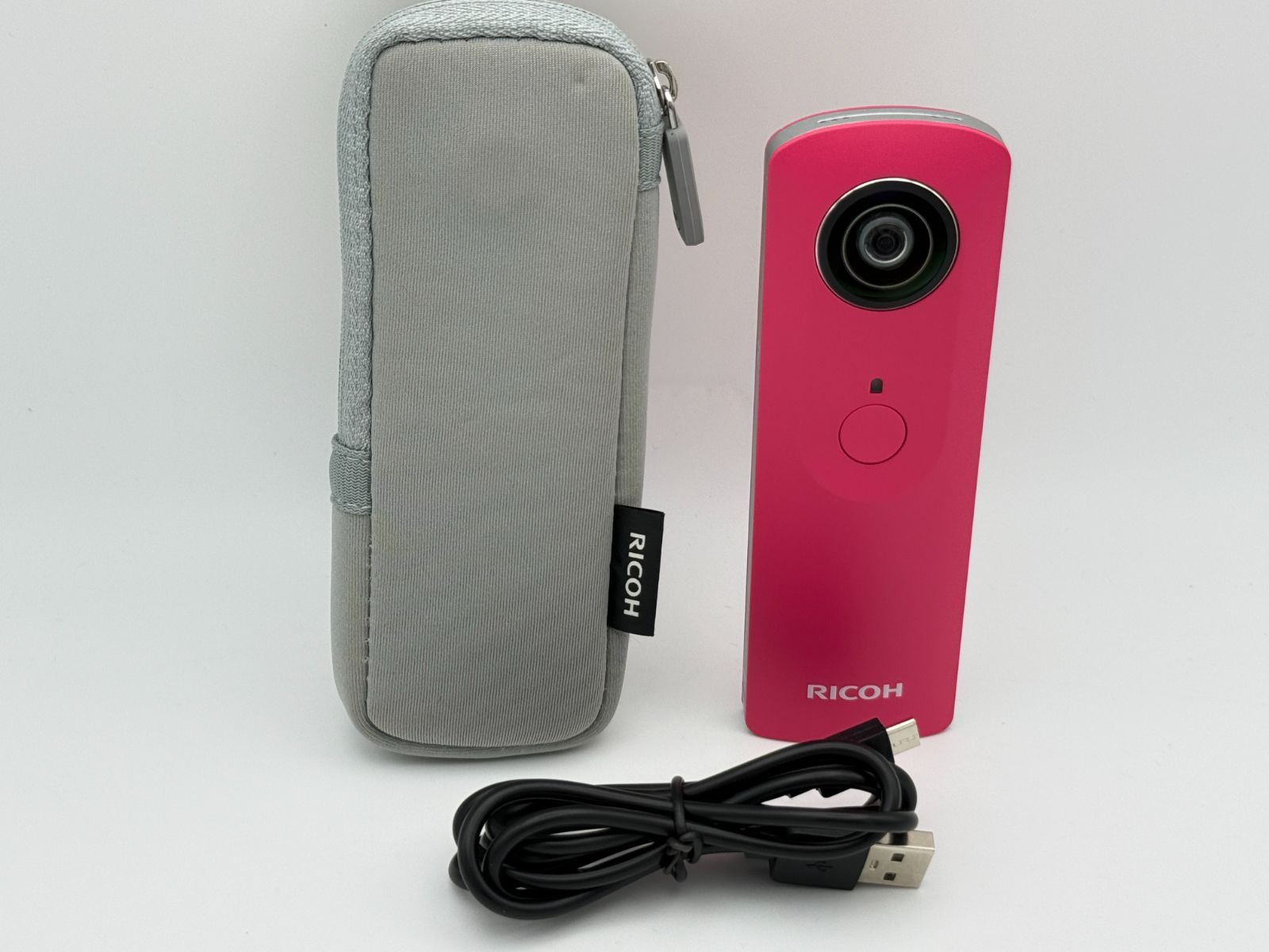 【極上美品】RICOH THETA m15 ピンク リコー シータ 360度カメラ