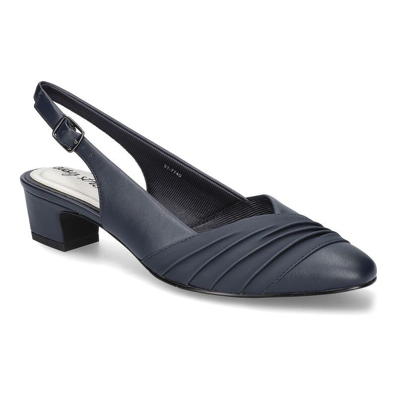 イージーストリート レディース シューズ パンプス Bates by Easy Street Womenslingback Pumps Navy ネイビー